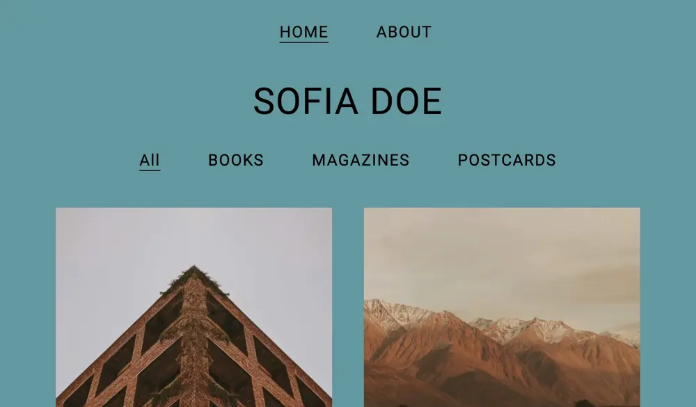 Mikimalio portfolio demo/look called Sofia.